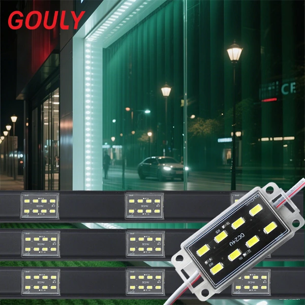 High-Brightness Monochrome Outdoor Waterproof Low-Voltage LED Module Lights